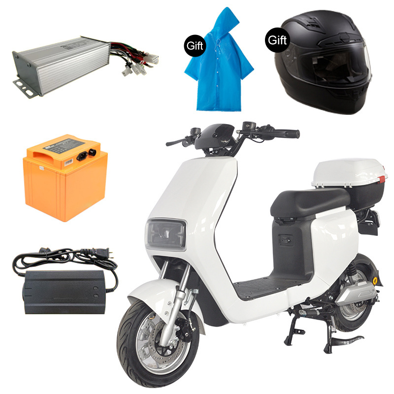 Hot Sale 1000W 1200W CKD OEM Factory Electric Motorcycle Scooter Electric Bicycle Moped with Pedals Adult