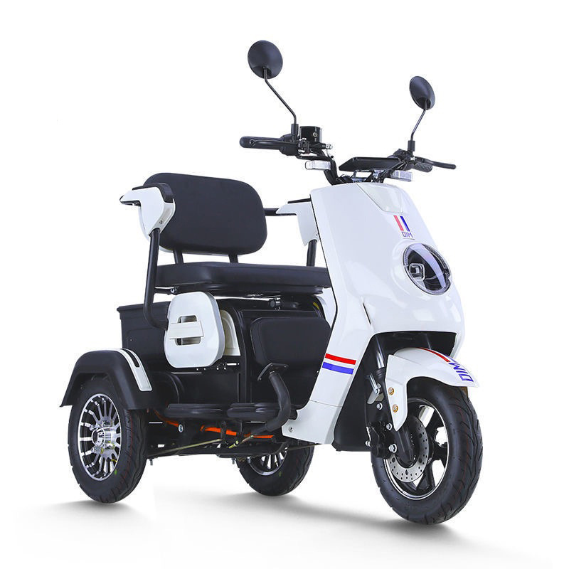 Motorcycle Mobility Scooter E-bike 3 Wheel Double Seat tricycle electric bike