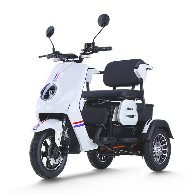 Motorcycle Mobility Scooter E-bike 3 Wheel Double Seat tricycle electric bike