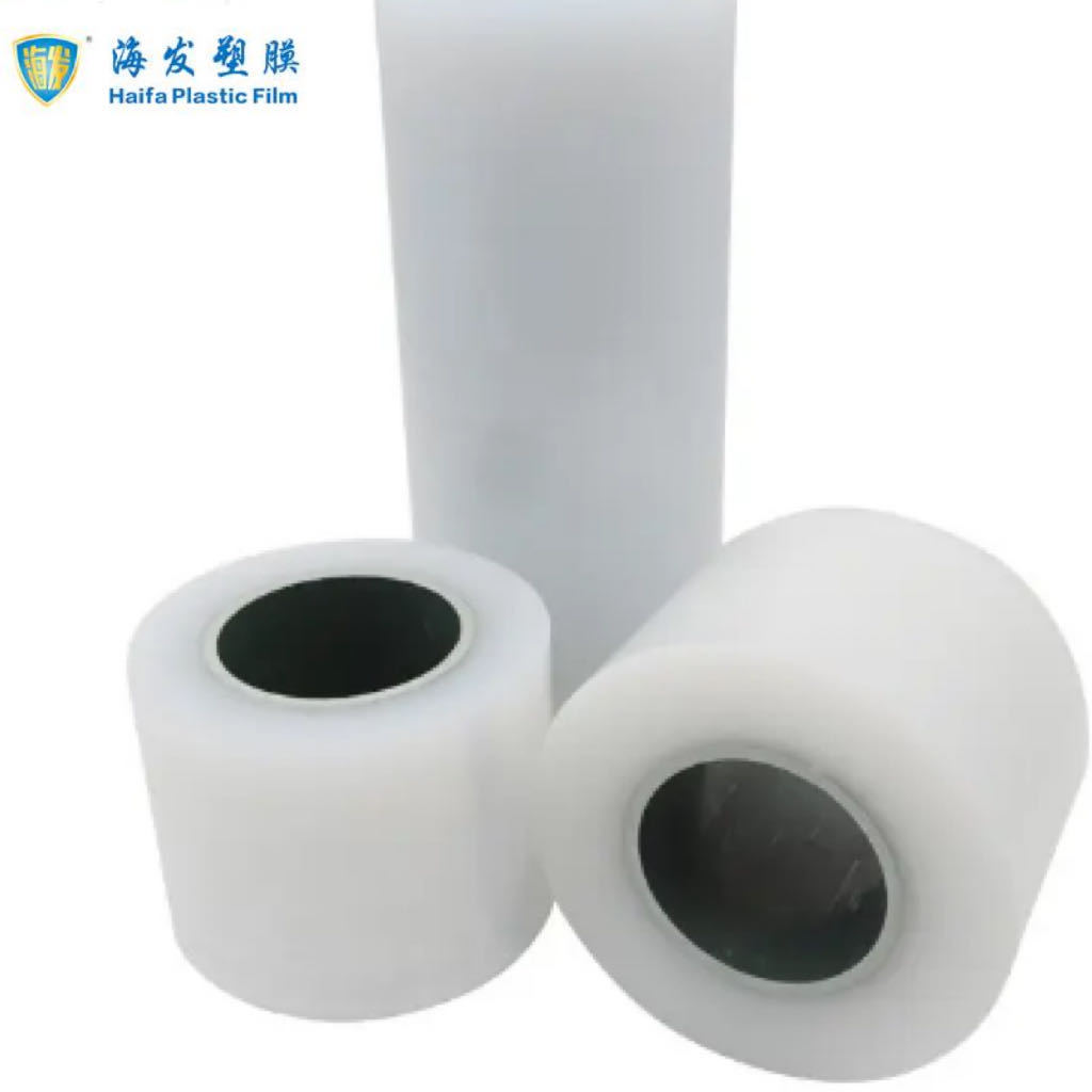 Pe protective tape no glue residue for aluminum  powder coated surface