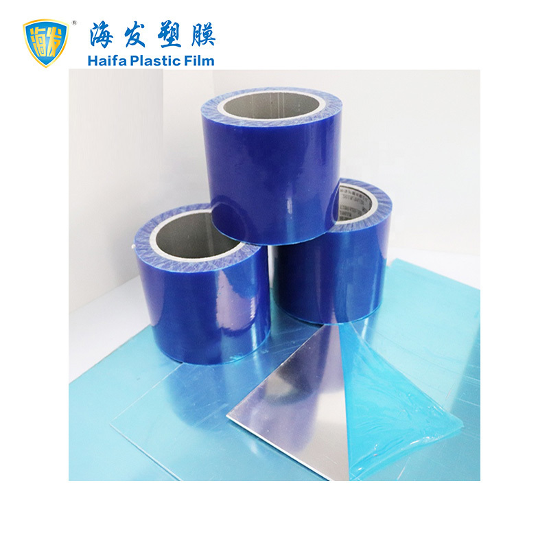 High Temperature Self Adhesive 50 Micron PE Surface Protective Film Manufacturer China