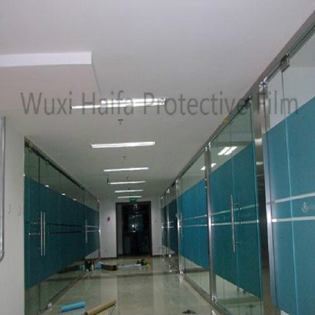 Self Adhesive Blue PE Protective Film for Window Glass adhesive film for window