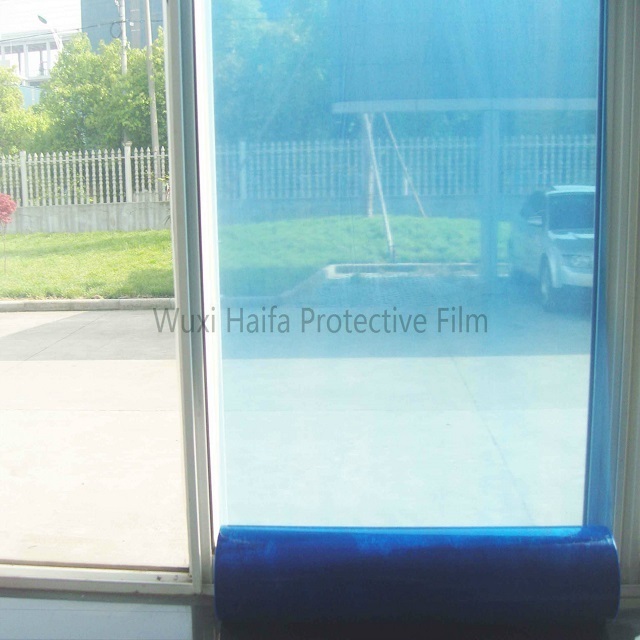 Self Adhesive Blue PE Protective Film for Window Glass adhesive film for window