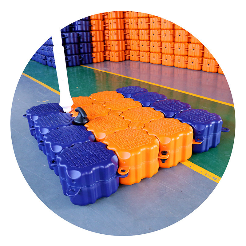 Plastic pontoon floating block swimming pool boat pontoon accessories kayak berth floating barrel removable low pontoon