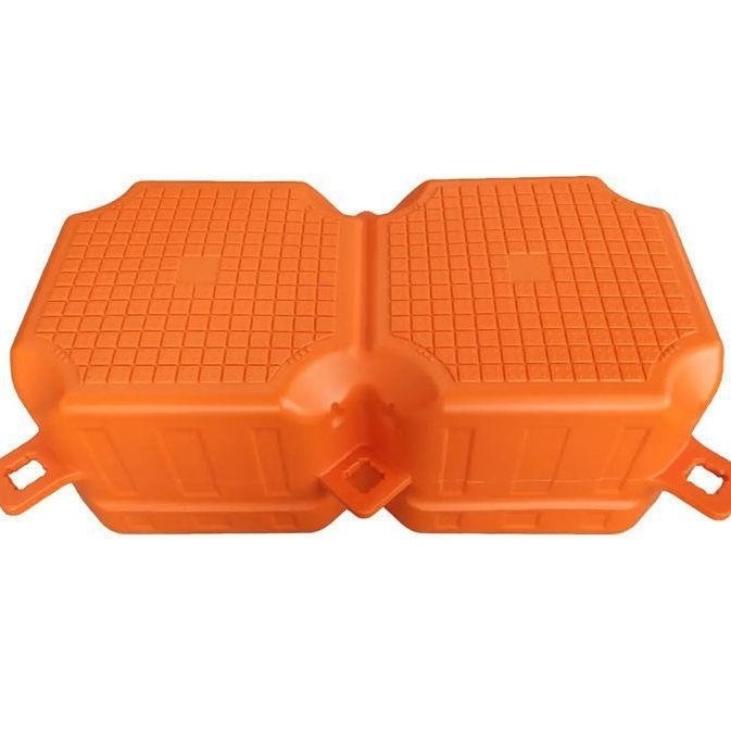 Plastic pontoon floating block swimming pool boat pontoon accessories kayak berth floating barrel removable low pontoon