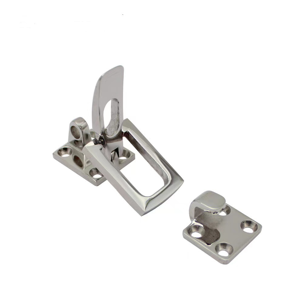 Marine yacht safety lock 316 stainless steel yacht accessories buckle with keyhole hatch buckle deck lock