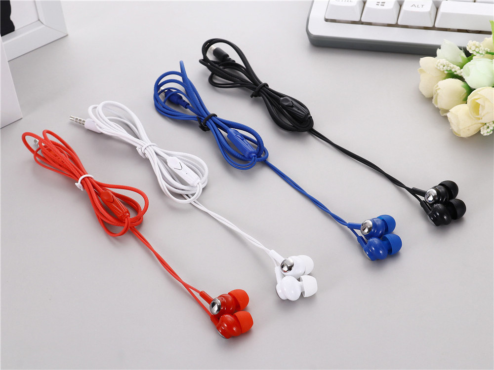 3.5mm Bass Stereo Sound Sports Headset Music Headphone In Ear Gaming Earbuds Microphone CY068 Wired Earphones for iPhone Samsung