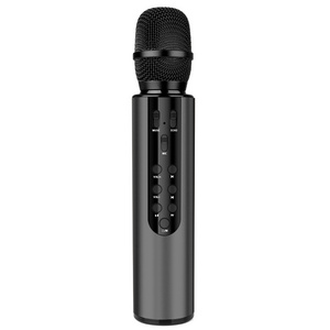 New Arrive Perfect Sound Recording Song Mini Handheld Wireless Speaker M6 Karaoke Microphone KTV Portable BT Wireless Microphone