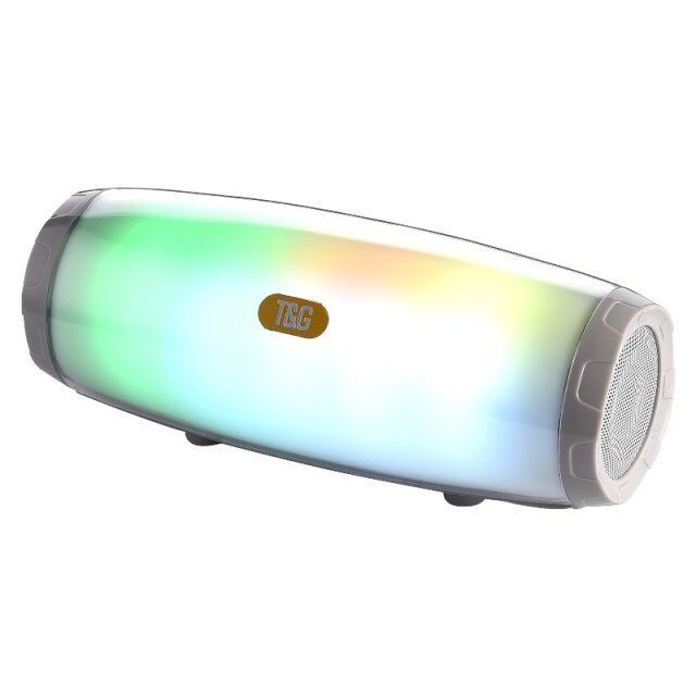 Newest 1200mah LED light TG165 wireless speaker Portable BT Speaker mini TG165C sound box support  USB micro SD FM 5w*2