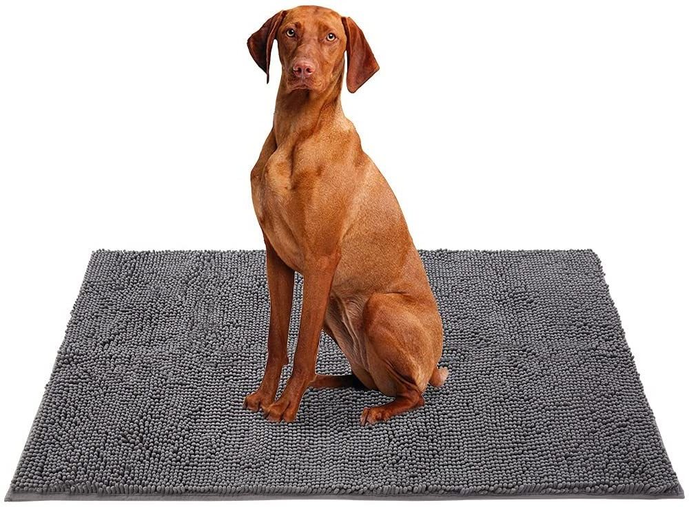 High Quality Dog Chenille Doormats Pet Indoor Door Mats Washable for Mud Entry Indoor