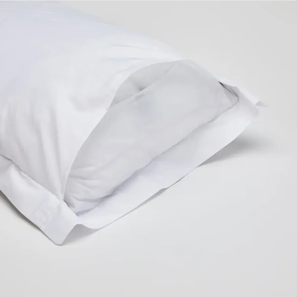 Wholesale Soft 100% Cotton Home/Hotel White Color Pillowcase Pillow Cover Pillow shell