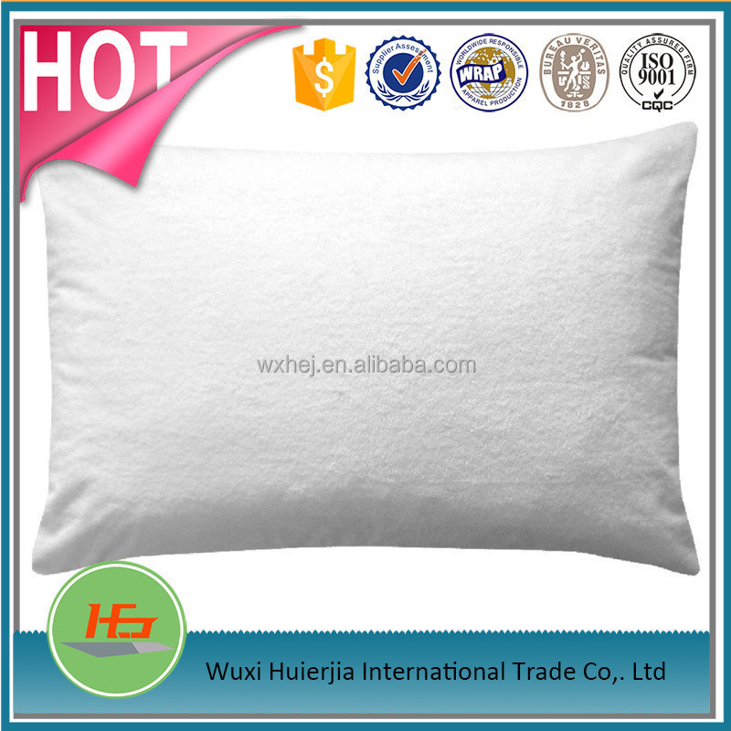 Towel Terry Cloth Waterproof Pillow Cases With Zipper