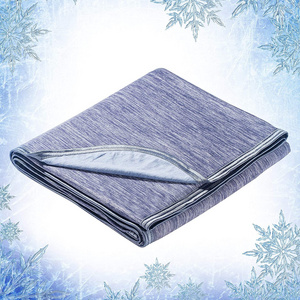 Arc-Chill Double Sided Soft Cooling Fiber Blanket for Summer Hot Sleepers Night Sweats