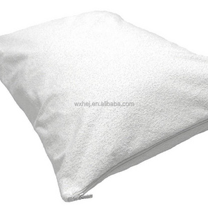 Towel Terry Cloth Waterproof Pillow Cases With Zipper