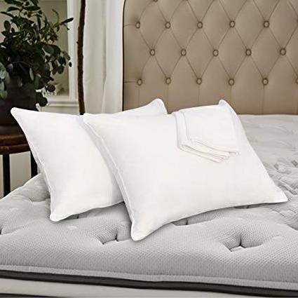 100% Cotton 200T Hotel Pillow  Protector Cover Pillow Case with Zipper