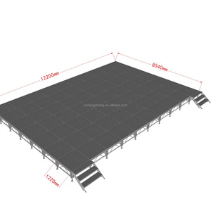 Aluminum outdoor activity concert stage riser truss, used to display outdoor stage and truss display aluminum stage platform