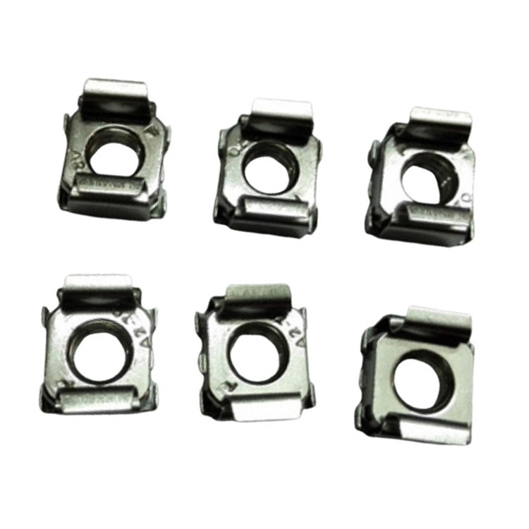 2024 Wholesale 304 stainless steel square lock nuts square lock cage nut M4-M10