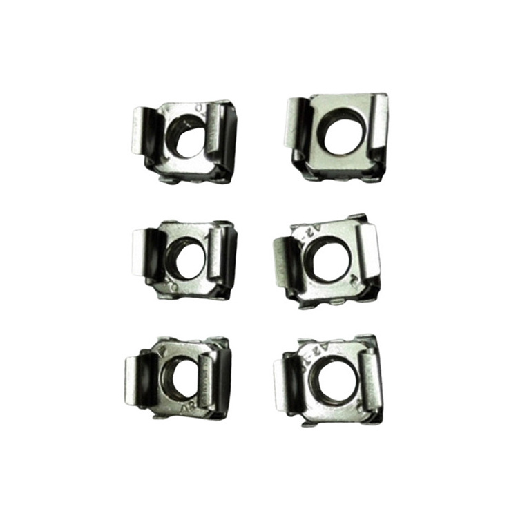 2024 Wholesale 304 stainless steel square lock nuts square lock cage nut M4-M10