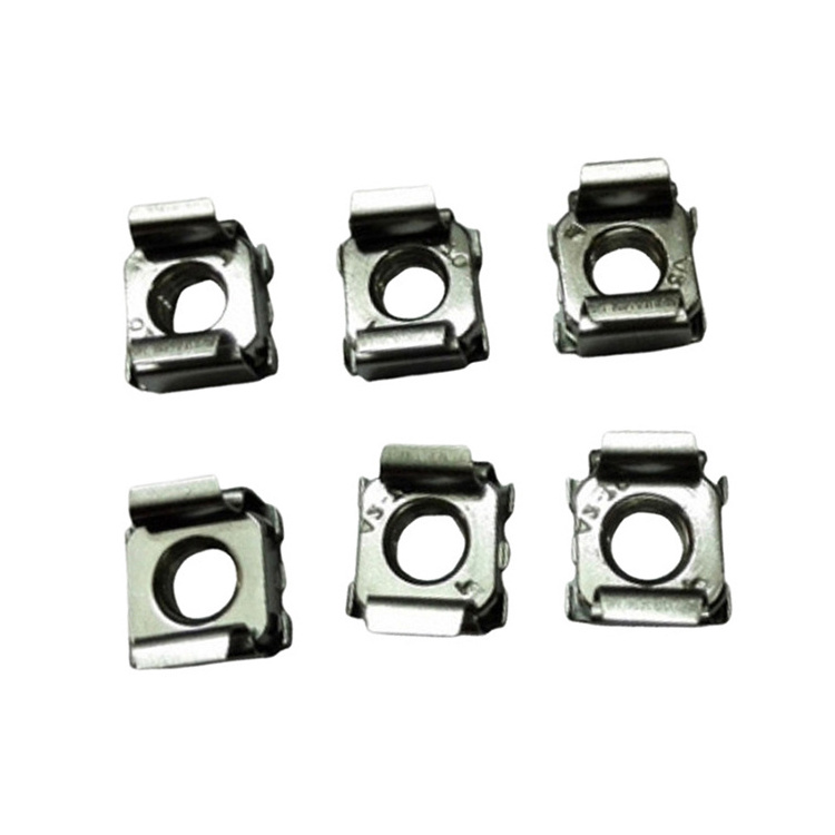 2024 Wholesale 304 stainless steel square lock nuts square lock cage nut M4-M10