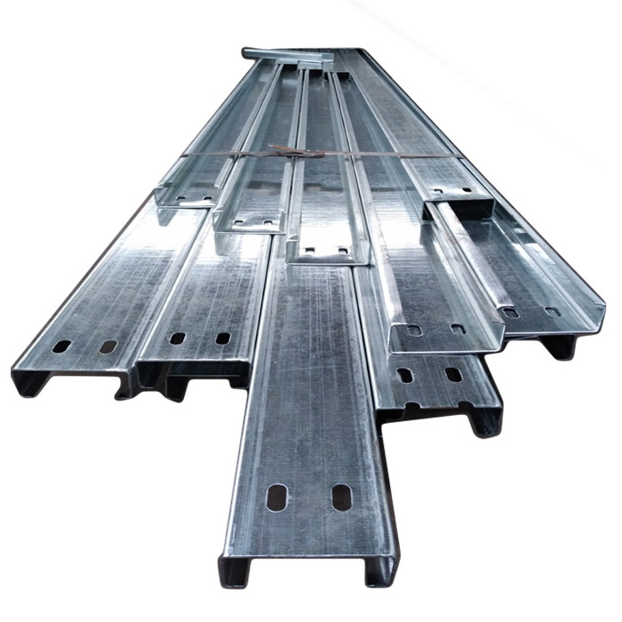 steel processing parts galvanized u beam steel u channel structural steel c channel / c profile price purlin