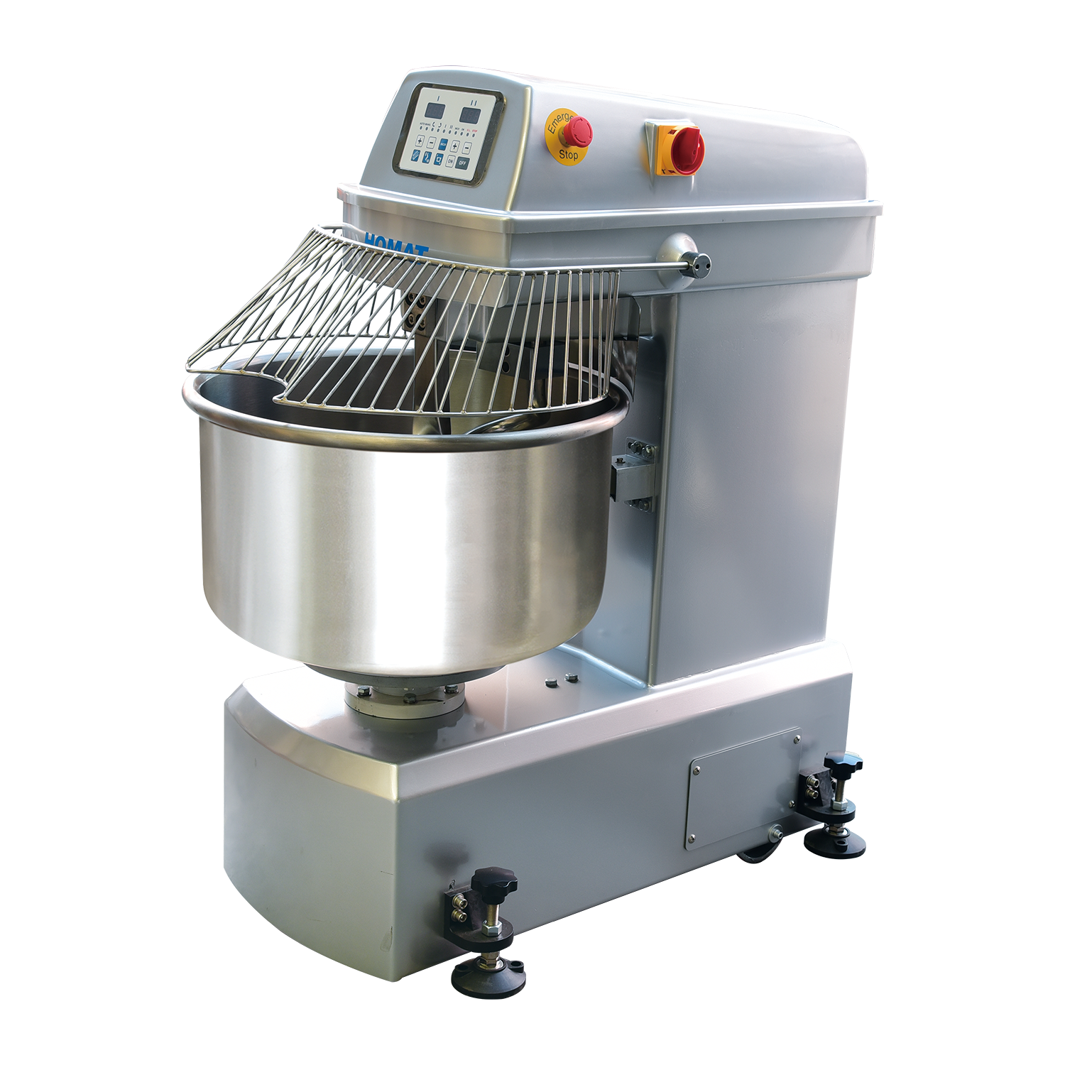 HOMAT Industrial Commercial Heavy Duty 45L Bread Flour Mixer Machine 25kg Spiral Dough Mixer