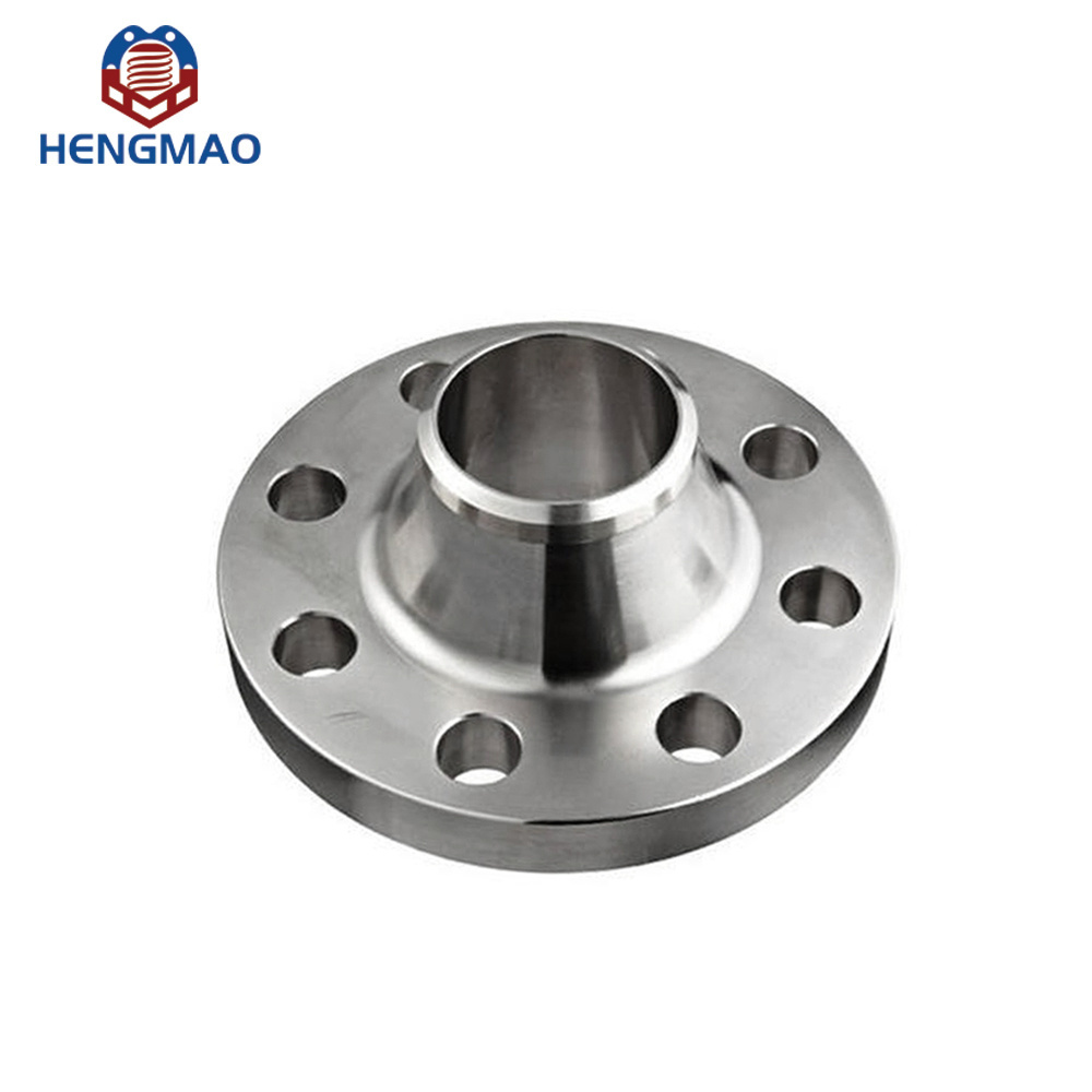 Stainless Steel Flat Welding Flange With Neck For Pipe Connecting