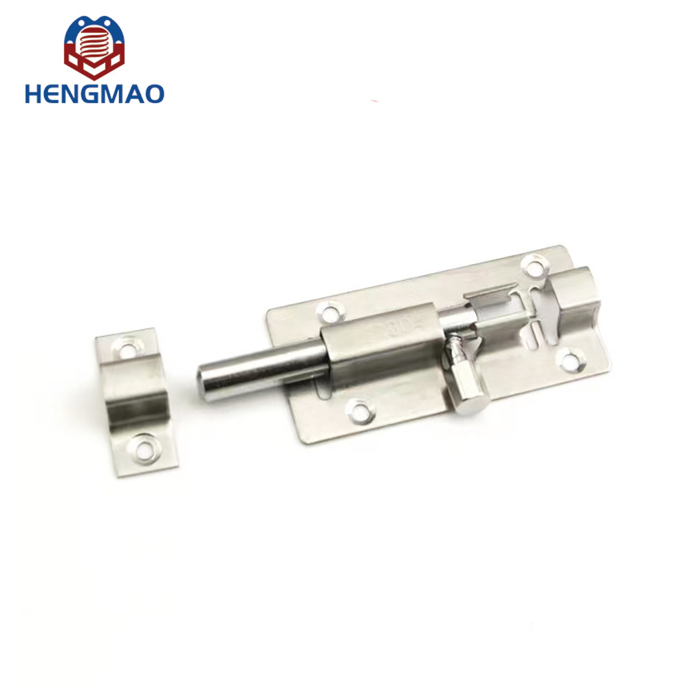 Stainless Steel Pull Release Quick Disconnect  Barrel Slide Bolt Latch Hinges For Electrical Enclosure Doors