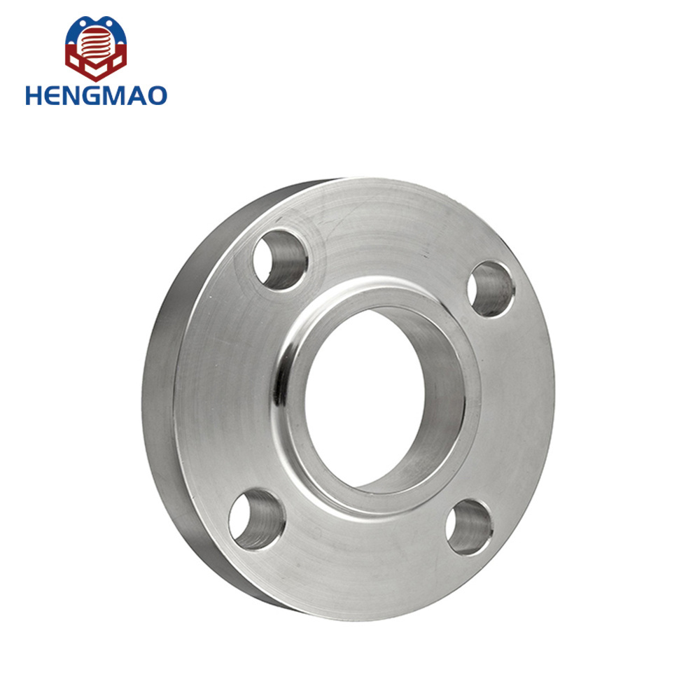 Stainless Steel Flat Welding Flange With Neck For Pipe Connecting