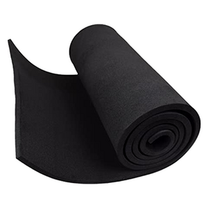 Holly Black Eva Material Rubber Thermal Insulation Foam Rubber Sheets for Air Conditioner