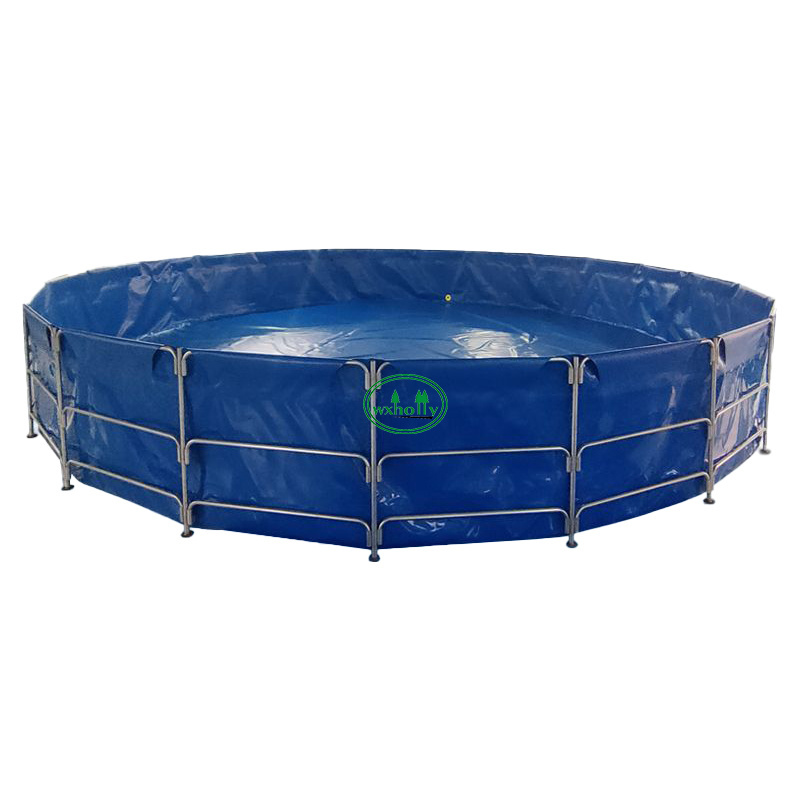 Tarpoline Ras Fish Tanks Farm Aquaculture Catfish Tarpaulin Round Biofloc Fish Farming Pond Tank