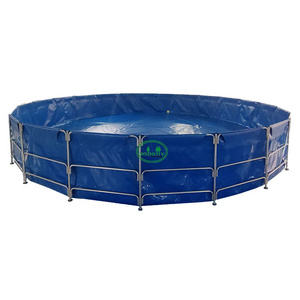 Tarpoline Ras Fish Tanks Farm Aquaculture Catfish Tarpaulin Round Biofloc Fish Farming Pond Tank