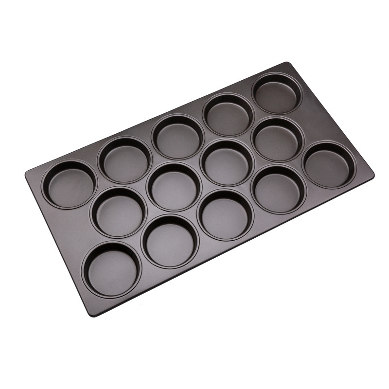 14/18 Cavity Burger Bun Hamburger Pan / Non-stick Baking Mold