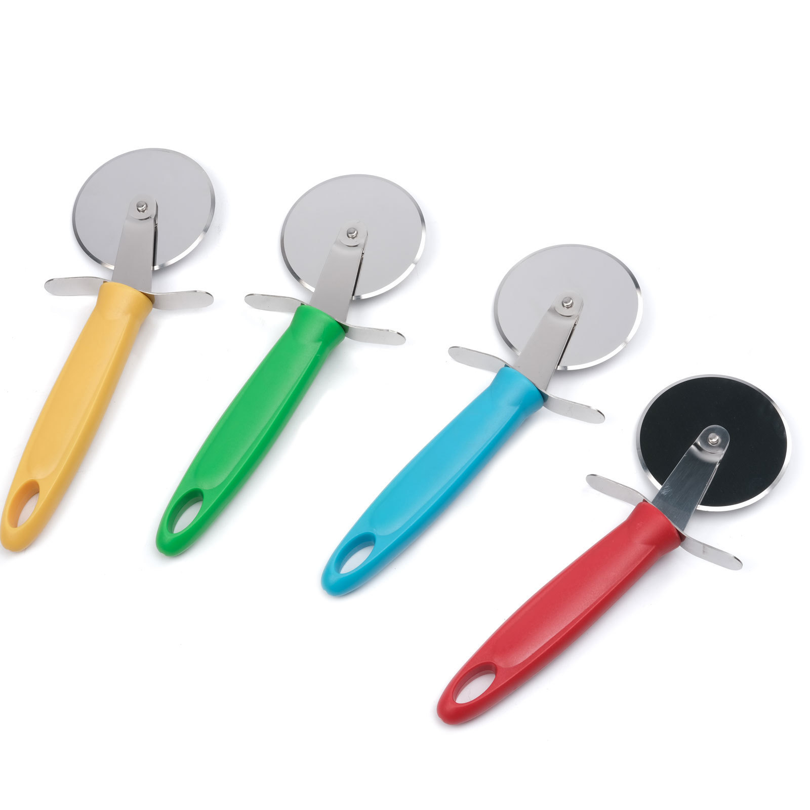 Home Kitchen Pizza Tool Stainless Steel Pizza Cutter Wheel With Plastic Handle