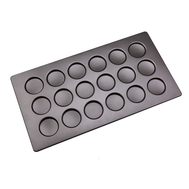 14/18 Cavity Burger Bun Hamburger Pan / Non-stick Baking Mold