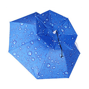 Umbrella Hat Folding Adjustable Sun Rain Cap / Hands free umbrella / Fishing umbrella