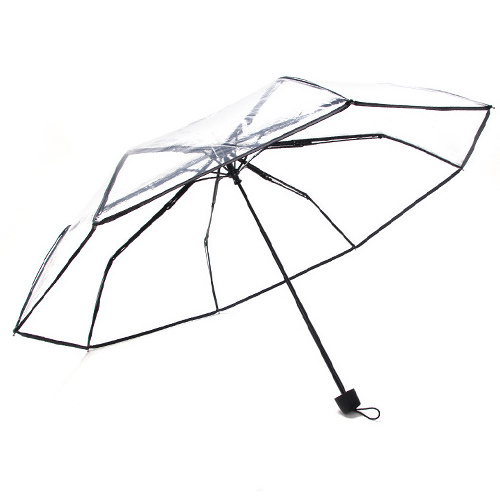 Clear Canopy Automatic Open Foldable Umbrella