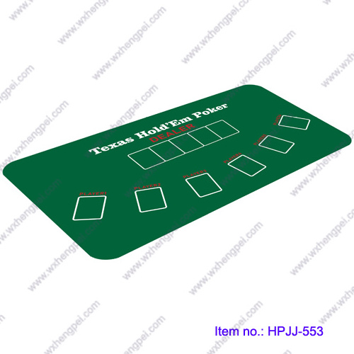 47 x 23.6 Inch Poker Mat / Playing Card Table Mat / Blackjack Table Non-Slip Rubber Poker Table Top Game Mat