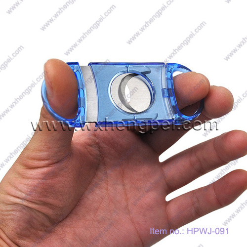 Cigar Cutter / Plastic portable cigar knife / Small stainless steel cigar knife