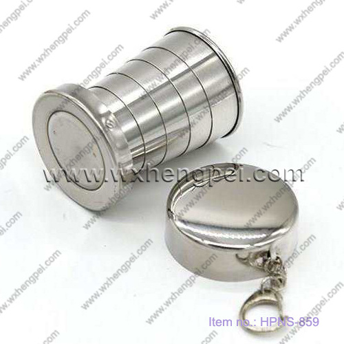 304 stainless steel folded cup / Outdoor portable wine cup / Camping Folding Cup