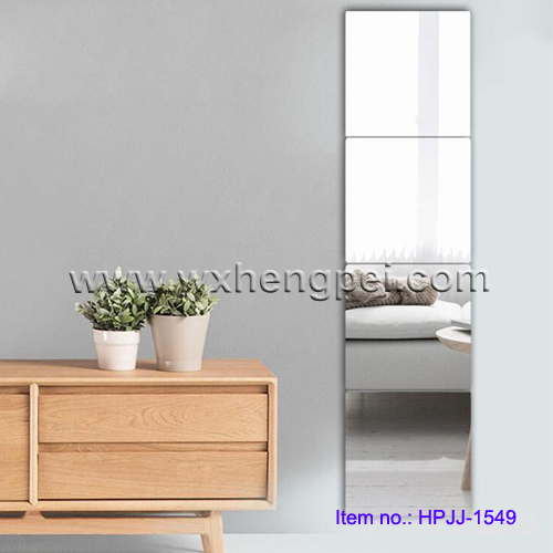 Glass Full Length Wall Mirror Tiles 20cm 30cm 40cm / cheap and clear mirror