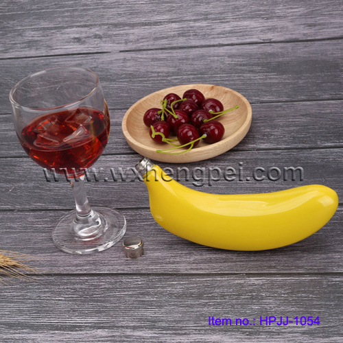 Alcohol Bottle Fruit Shaped 5 oz / Fruit Banana Wine Set / Banana Flask for Liquor