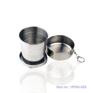 304 stainless steel folded cup / Outdoor portable wine cup / Camping Folding Cup