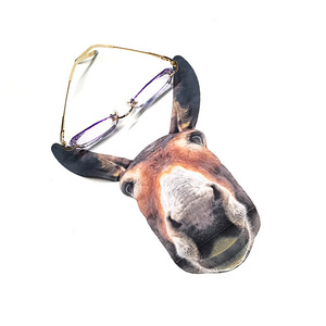 Cute design printed  microfiber lens cleaning cloth for camera glasses and screen wipes