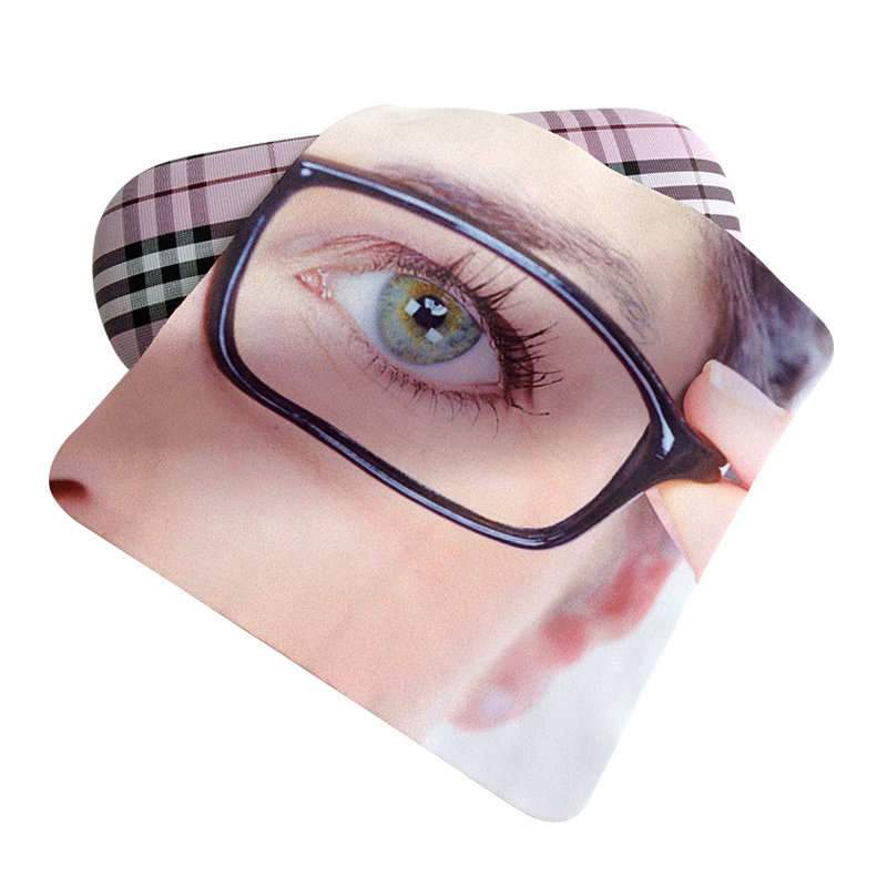 Custom Logo Printed Microfiber Glasses Sunglasses Eyeglasses Cleaning cloth