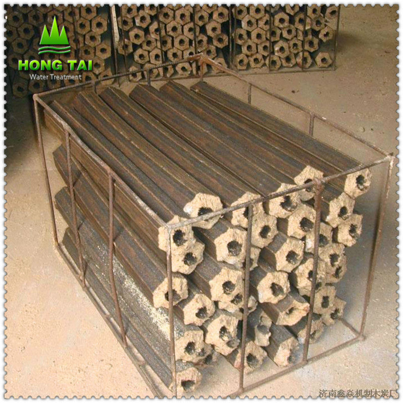 Hexagonal machine made charcoal for BBQ long burning time