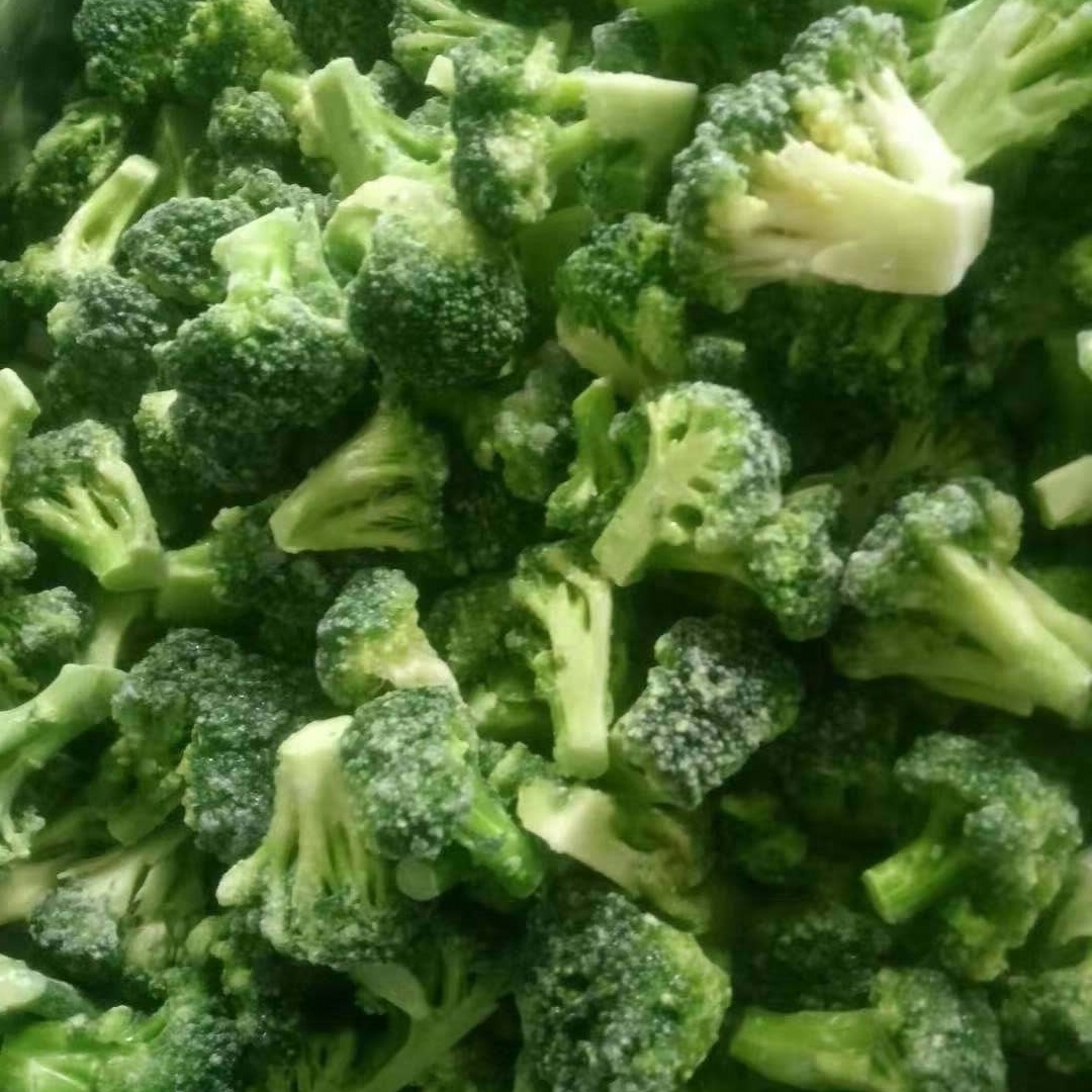 Factory Price New Crop Vegetables Kosher IQF Frozen Green Broccoli with Cut Whole Floret in Bulk Retail Packing free sample