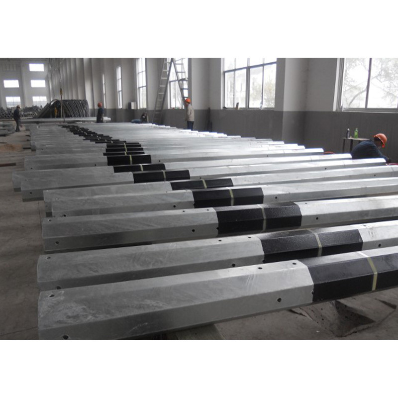 Customized Power transmission lines Steel Electrical poles for sale