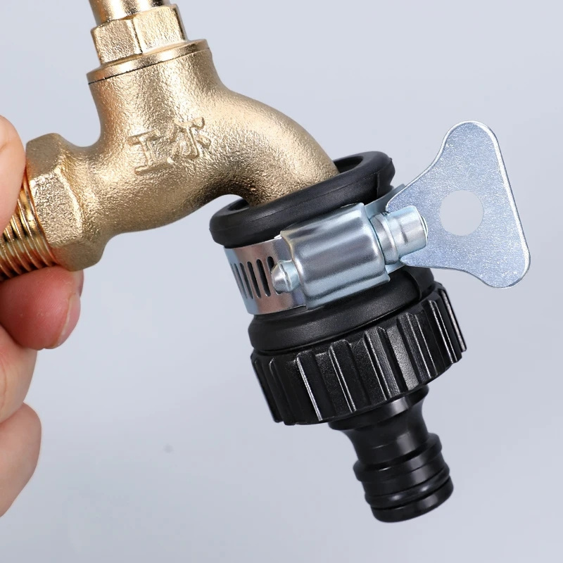 Multifunctional Plastic Water Faucet Adapter Thicken Quick Connector Fitting for Cleaning Car and Garden Irrigation