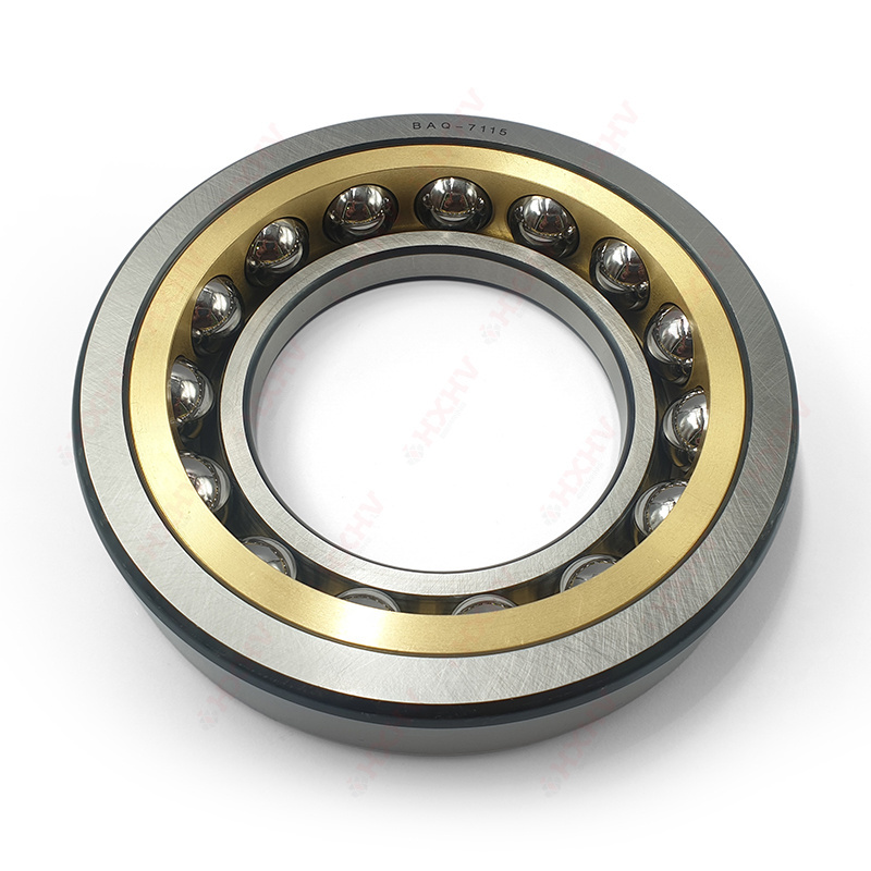 BAQ-7115 Railway Bearing Chrome Steel Size 100x180x34 mm HXHV Four-Point Contact Angular Contact Ball Bearing for Train Parts