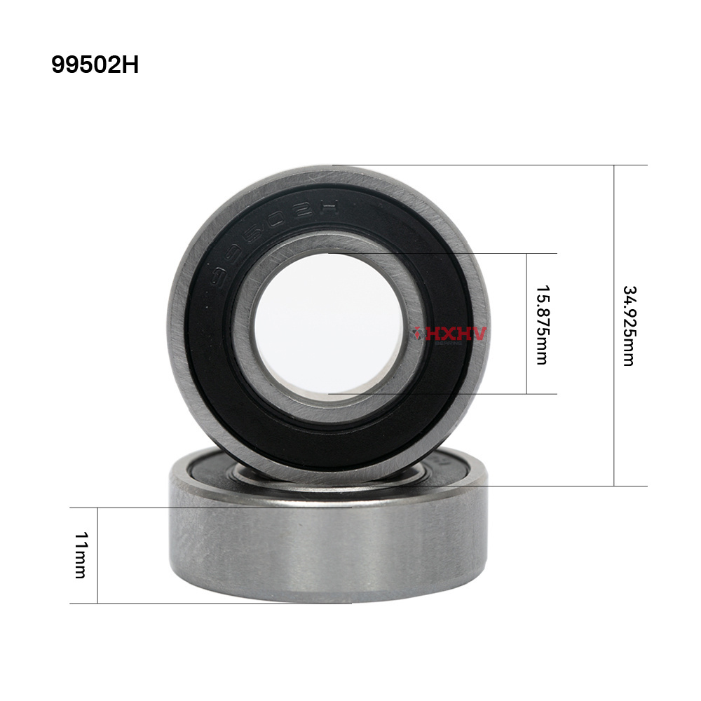 HXHV 99502H 2RS bearing size 15.875x34.925x11 mm deep groove ball bearing 99502h